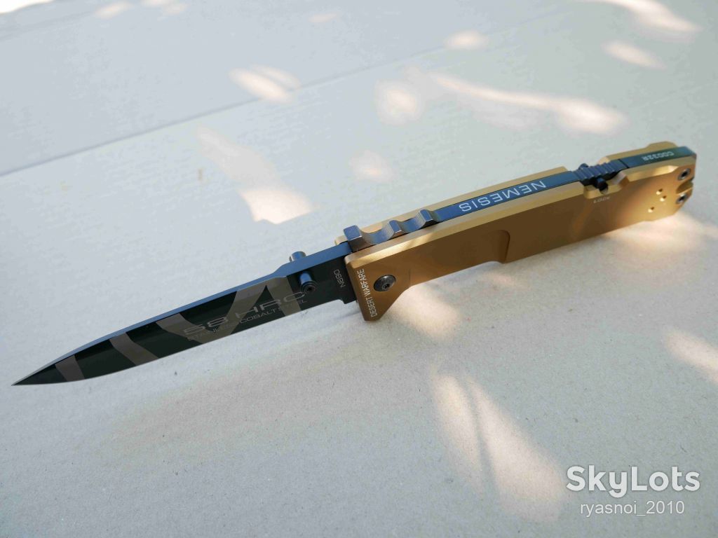 Extrema Ratio NEMESIS, Al Desert Warf, 440С, Replica, Tactical, EDC, Back Lock - фото фото фото 7