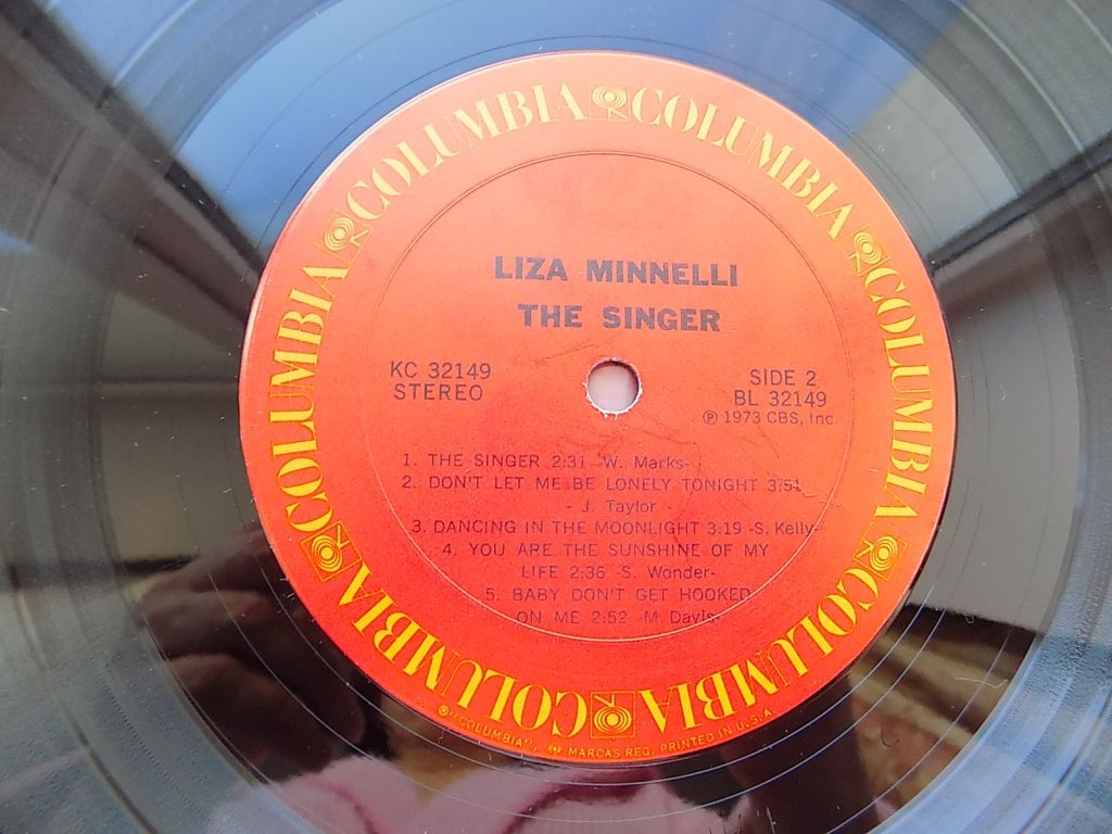 Виниловая пластинка Liza Minnelli The Singer Пр-во США - фото фото фото 5