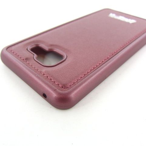 ЧЕХОЛ НАКЛАДКА Samsung A3 2016 A310 бордовый кожа - фото фото фото 2