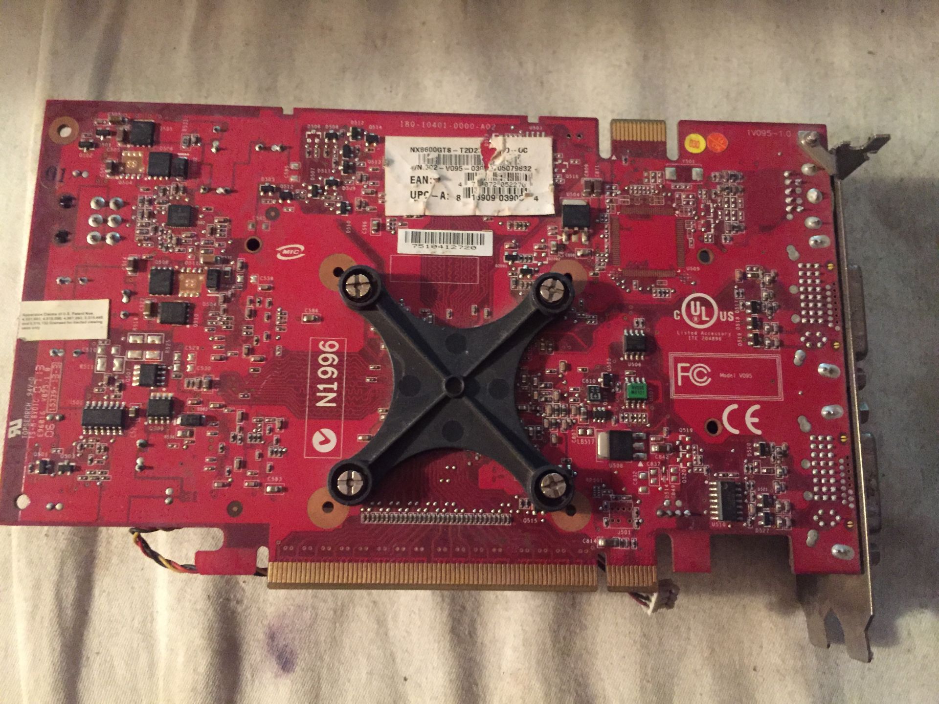Видеокарта Msi nx8600gts. Б/у. Нерабочая! - фото фото фото 1