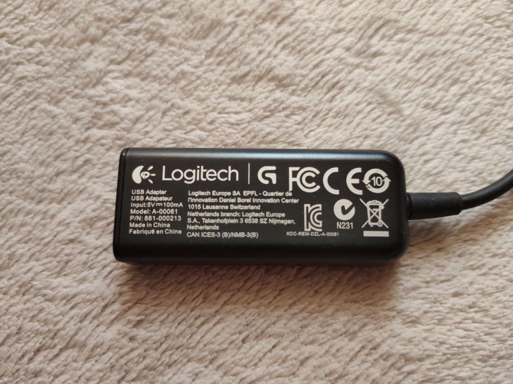 Звукова карта Logitech USB для Logitech G430  A-00061 881-000213 - фото фото фото 1