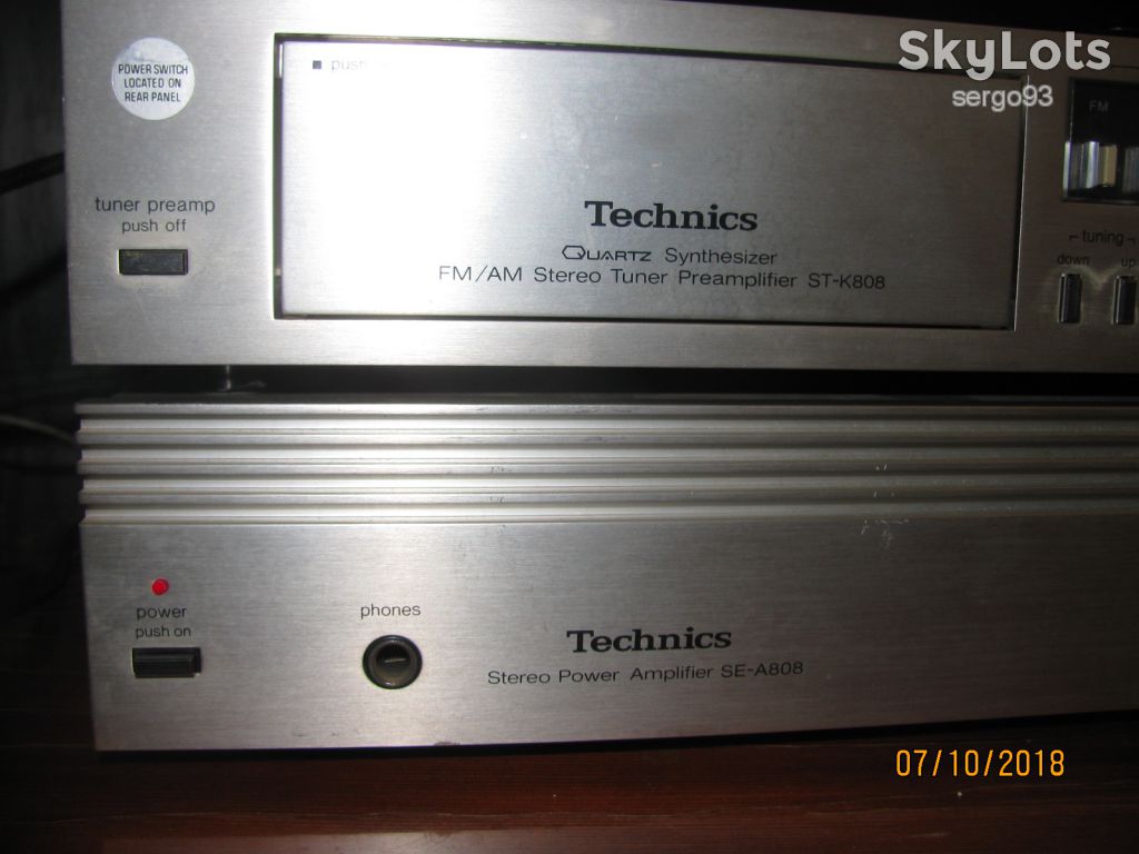 УСИЛИТЕЛЬ TECHNICS SE-A808+ST-K808   2-х блочный - фото фото фото 1