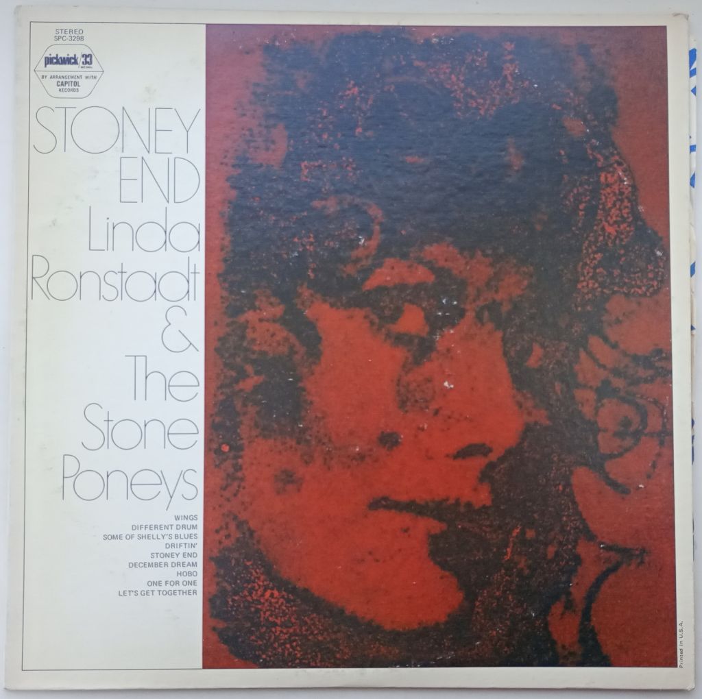 LINDA RONSTADT &amp; THE STONE PONEYS Stoney End LP VG++/EX - фото фото фото 0