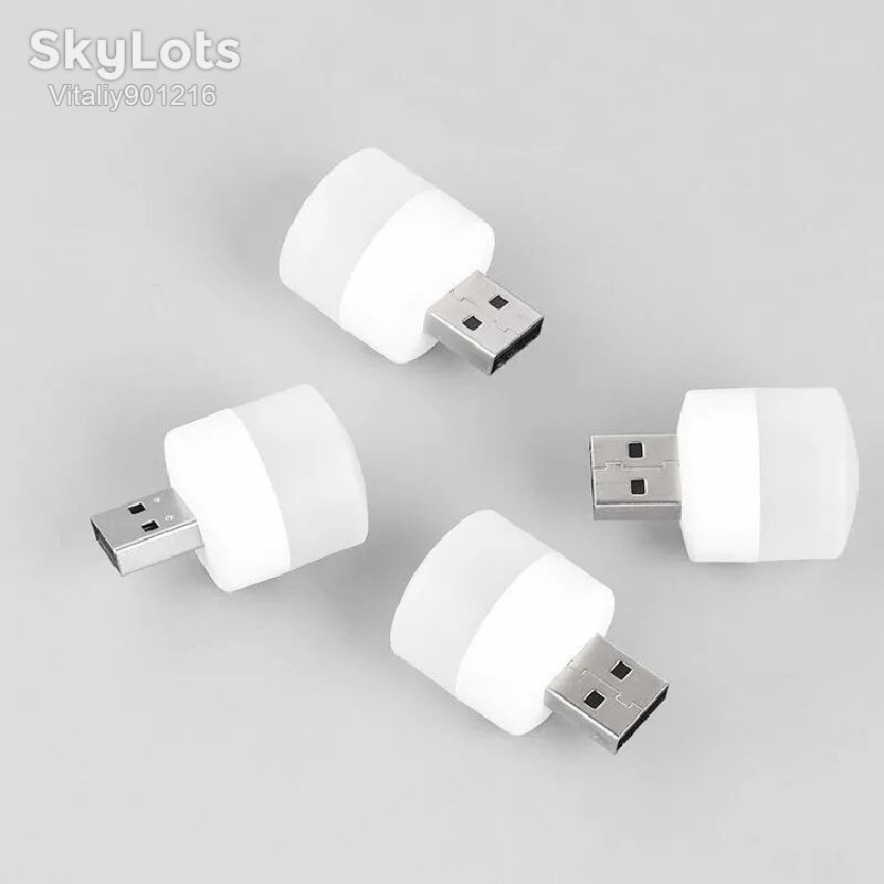 2шт. USB-нічник Теплий білий світлодіодний світлодіодний ліхтарик. Розпродаж! - фото фото фото 4