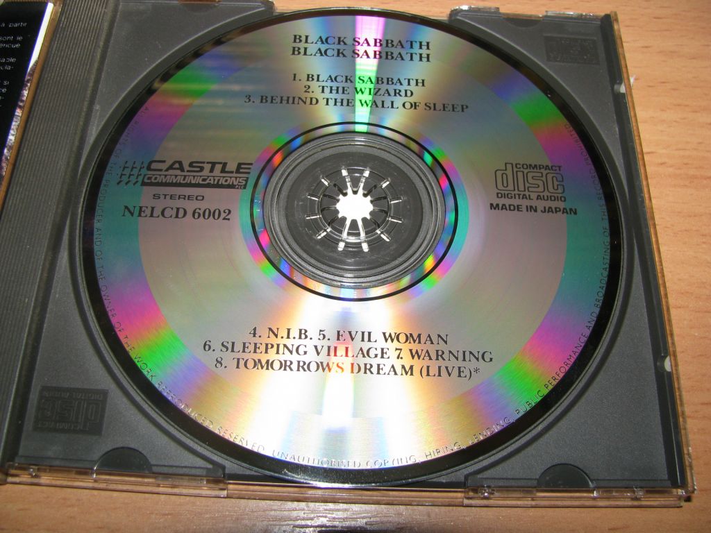 BLACK SABBATH - Black Sabbath  (1972 Castle 1st press,Japan) - фото фото фото 2