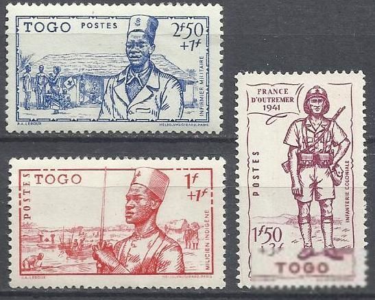 Того франц. 1941 Солдаты военная униформа 3м. - фото фото фото 0