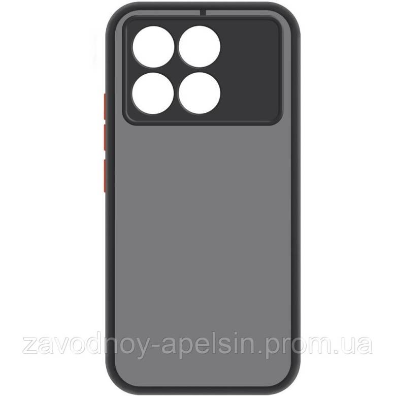 Xiaomi Poco F6 Pro Чехол матовый Защита камеры (TPU+PC) - фото фото фото 0