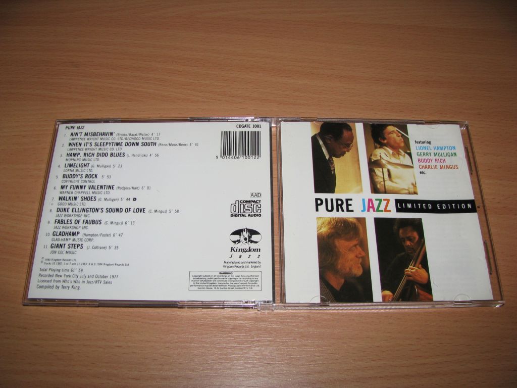 PURE JAZZ - Limited Edition  (1990 Kingdom Rec, NIMBUS UK) - фото фото фото 0