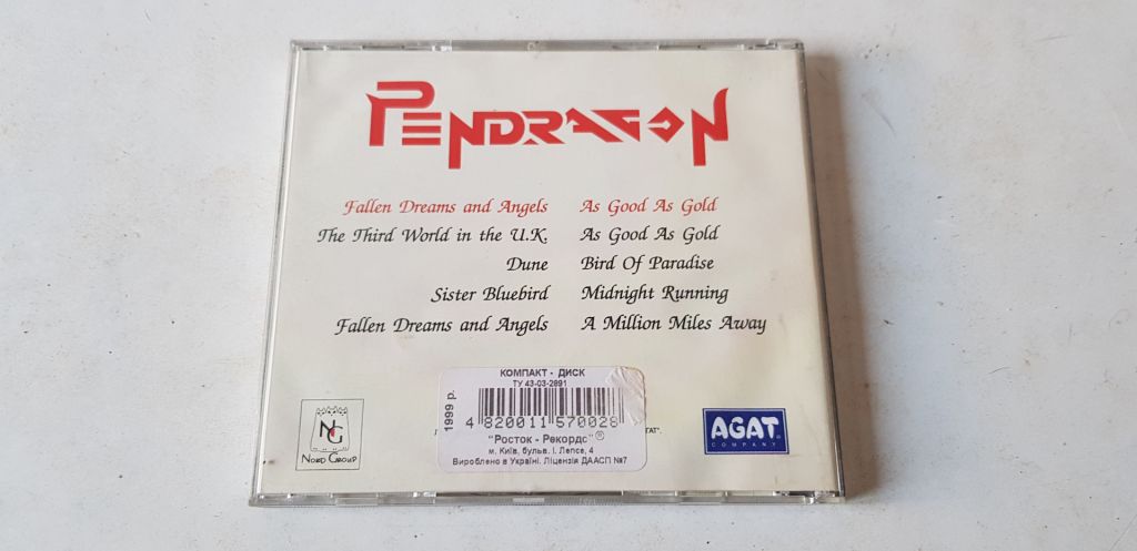 Pendragon As Good As Gold / Fallen Dreams And Angels - фото фото фото 1