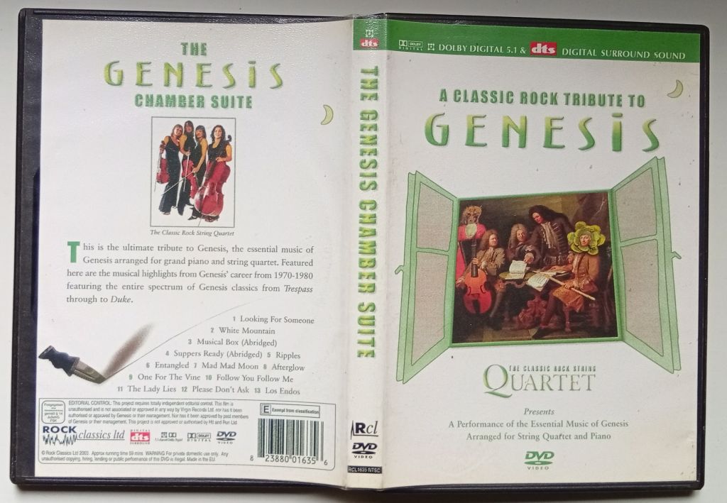 DVD A Classic Rock Tribute To Genesis - фото фото фото 0