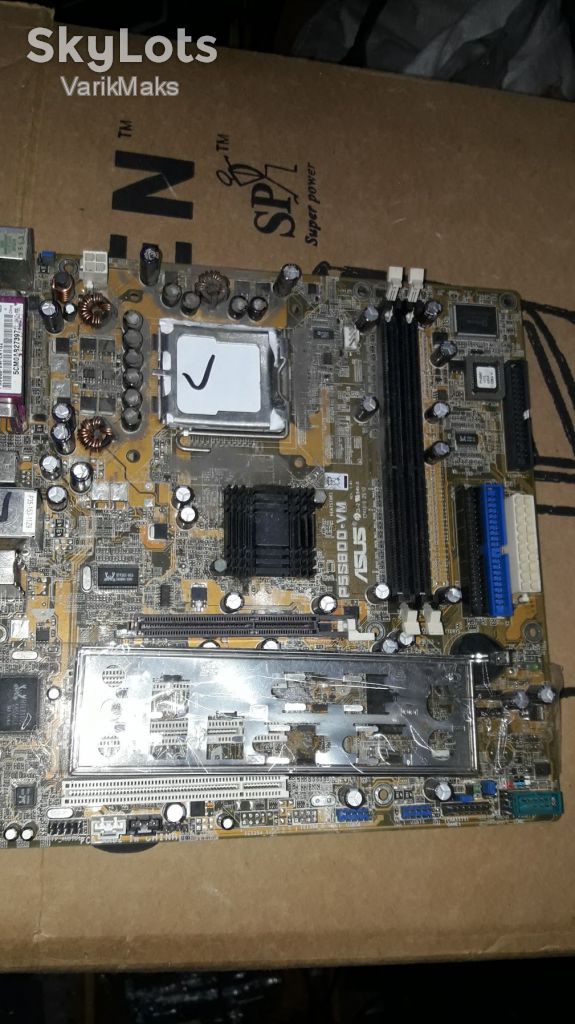 Мат. плата ASUS P5S800-VM LGA775 SiS661FX AGP+SVGA+LAN USB2.0 SATA RAID MicroATX 2DDR - фото фото фото 0