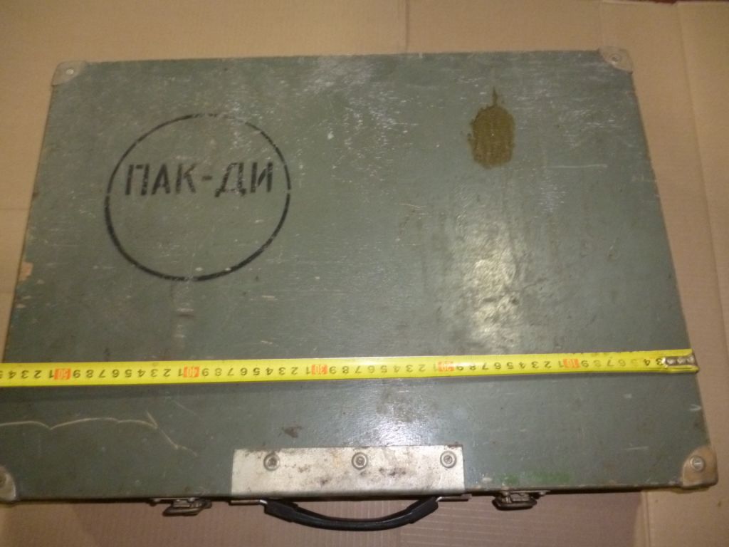 ящик кейс органайзер чемодан СССР деревянный ПАК-Ди Авиационный из под прибор - фото фото фото 1
