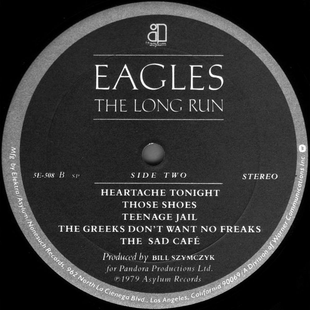 Eagles - The Long Run - 1979.    (LP). 12. Vinyl. Пластинка. U.S.A. - фото фото фото 5