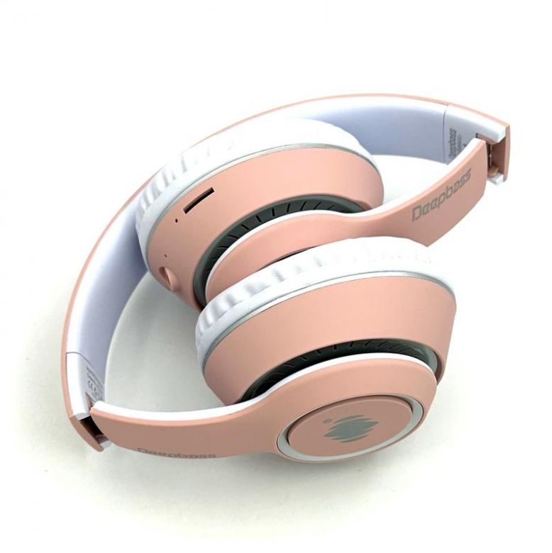 Навушники Bluetooth DEEPBASS R4 Рожеві - фото фото фото 2