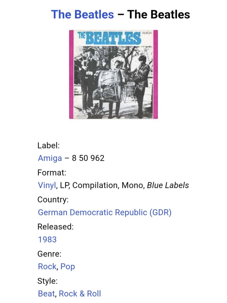 The Beatles - Compilation - 1962-64.  (LP). 12. Vinyl. Пластинка. DDR. Amiga. - фото фото фото 4