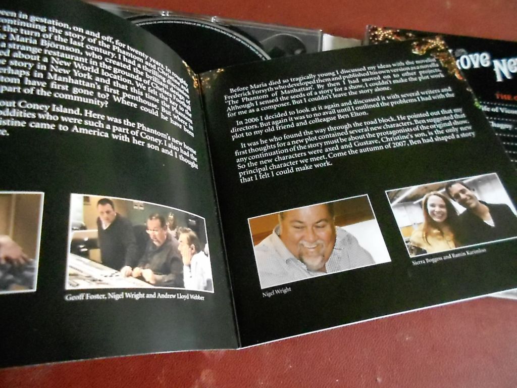 Andrew Lloyd Webber Love Never Dies 2CD + DVD фирменный б/у - фото фото фото 8