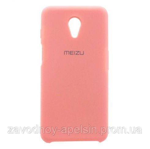Meizu M6s чехол микрофибра Silicone cover pink - фото фото фото 0