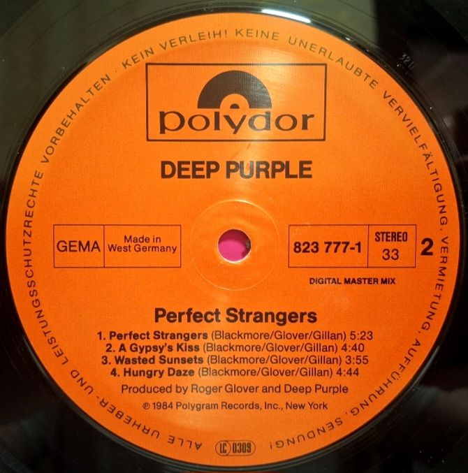 Deep Purple - Perfect Strangers - 1984.  (LP). 12. Vinyl. Пластинка. Germany. - фото фото фото 5