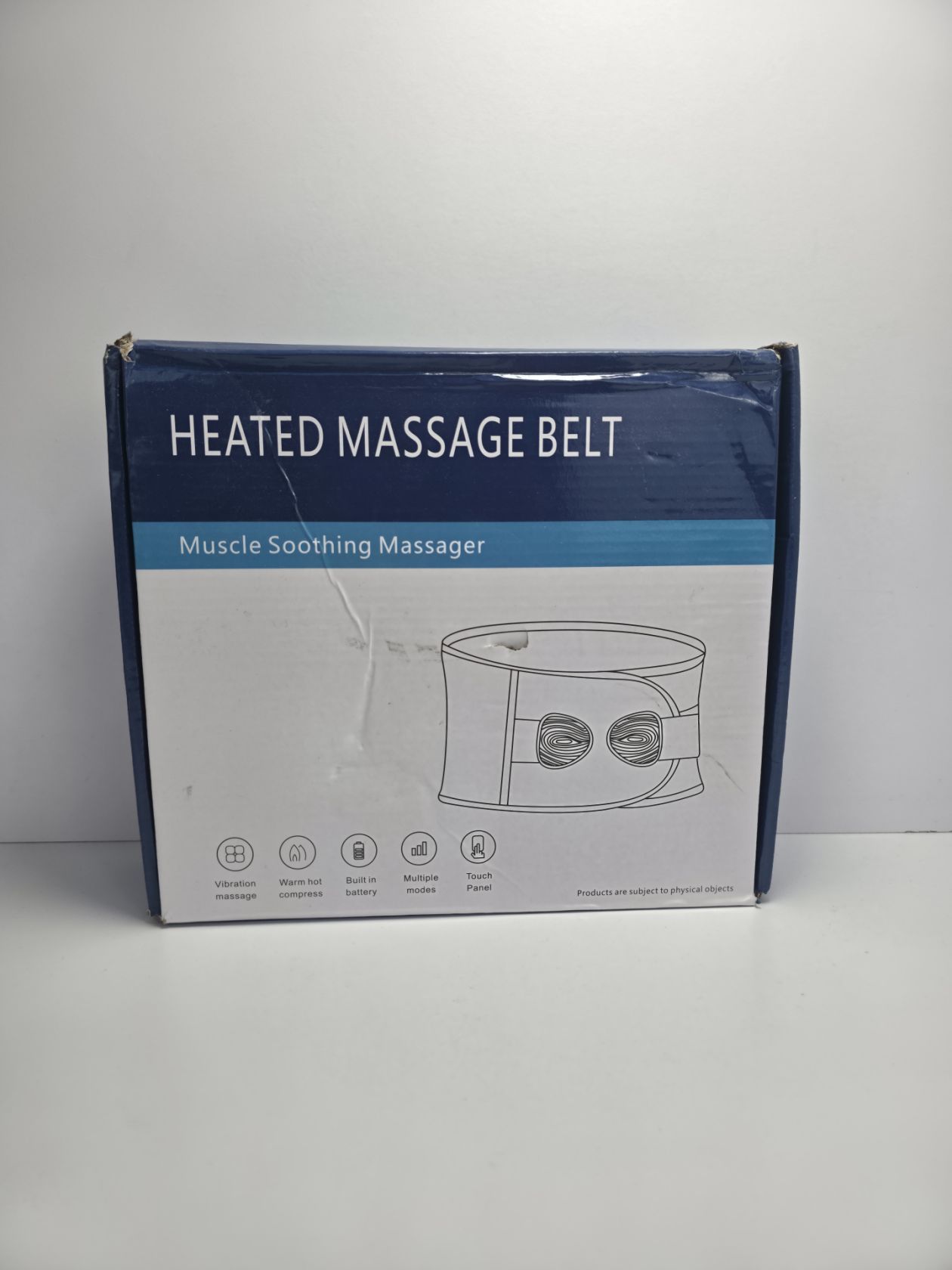 Масажний пояс з підігрівом Heated Massage Belt D108, акумуляторний, вібромасаж - фото фото фото 8