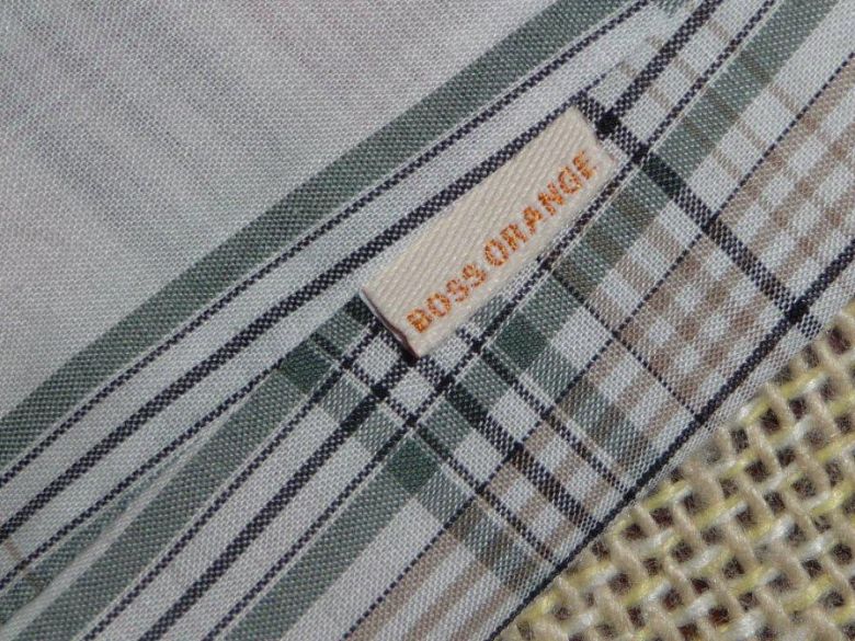 РУБАШКА HUGO BOSS-ORANGE.р-XL ОРИГИНАЛ-100cotton. - фото фото фото 3