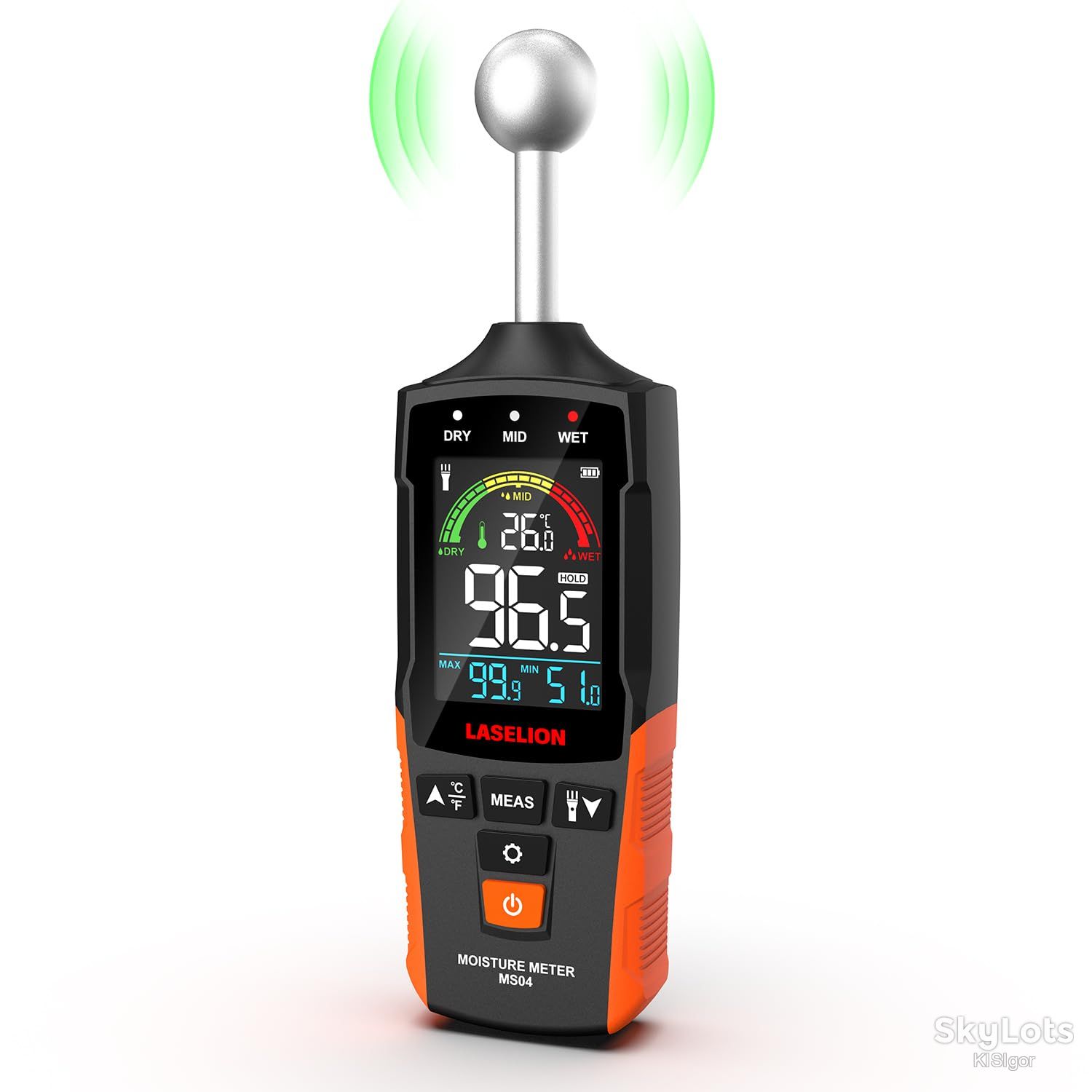 Безконтактний цифровий вологомір *80948 - фото фото фото 0
