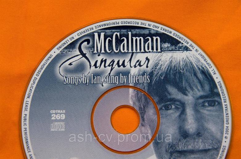 Музичний диск CD. McCALMAN - Singular - фото фото фото 3