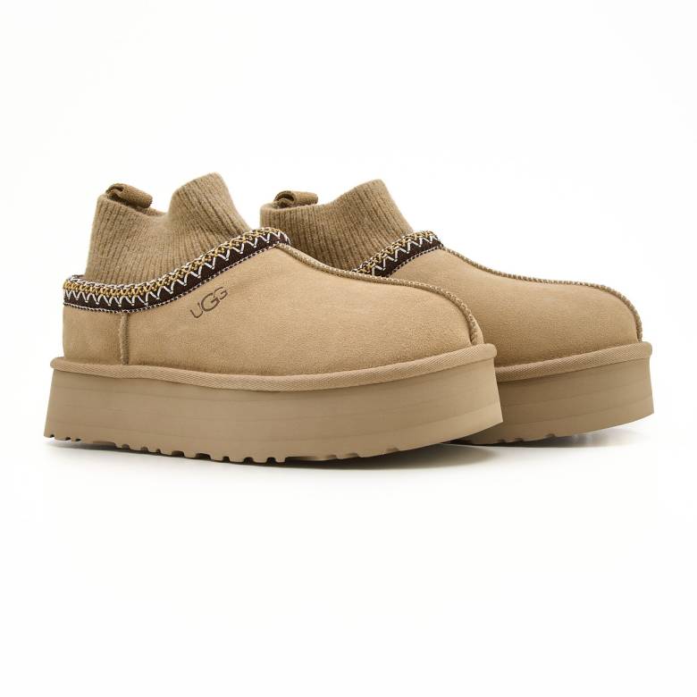 Ugg Tasman Platform Sock Beige Brown 40 - фото фото фото 1