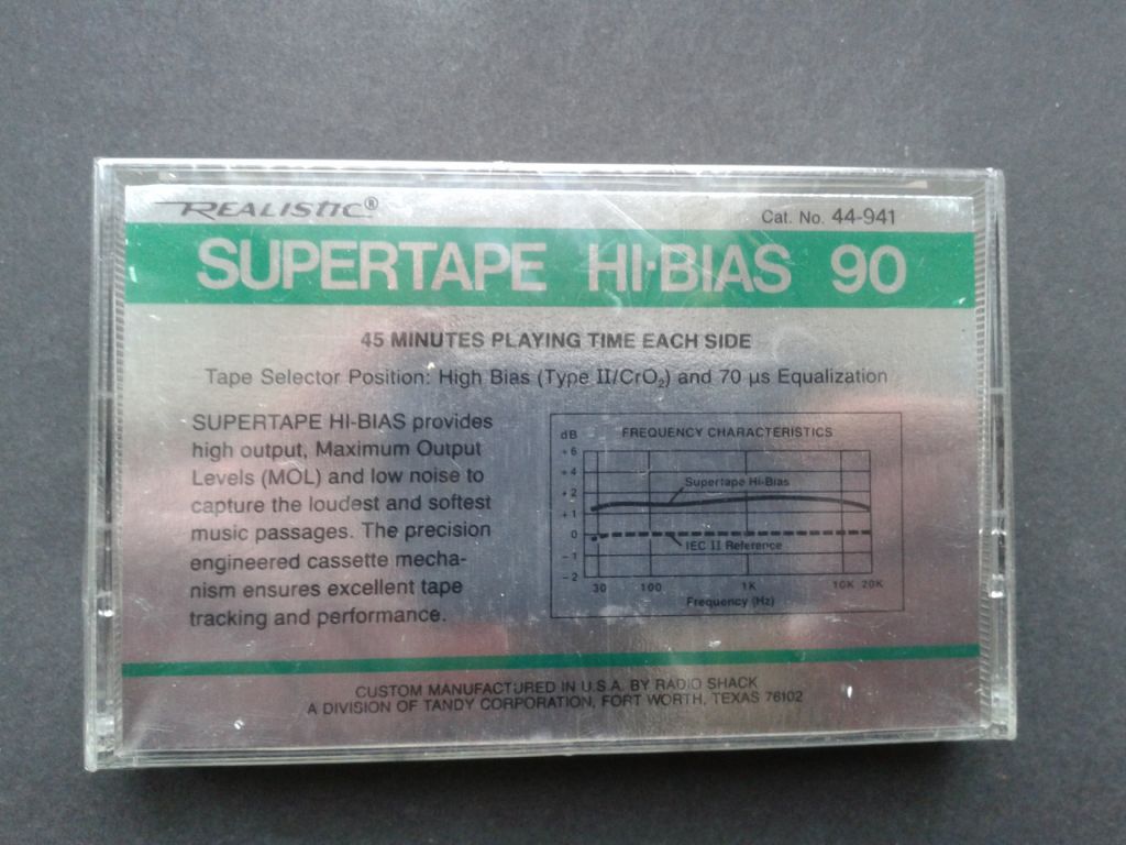 Аудиокассеты Supertape Hi-Bias 90 - фото фото фото 1