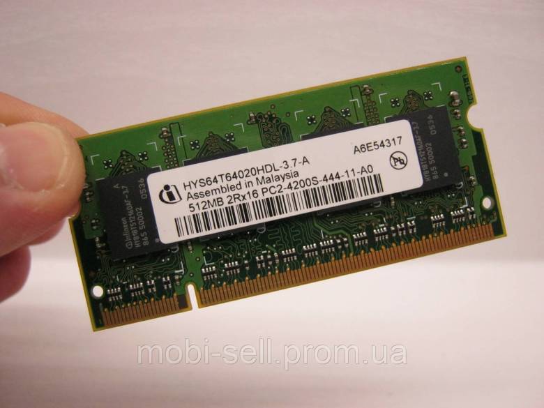 DDR2 Модуль памяти Infineon SODIMM 512MB 533MHz (HYS64T64020HDL-3.7-A) - фото фото фото 8
