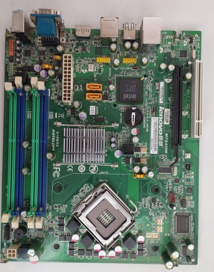 Материнська плата до комп'ютера lenovo M58 M58p sff MTQ45NK      (Сокет 755, DDR-3)      (№153) - фото фото фото 0