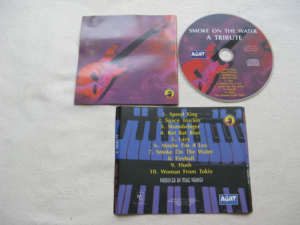 CD Deep Purple Tribute. Smoke On The Water A Tribute. 1994/1998. - фото фото фото 2