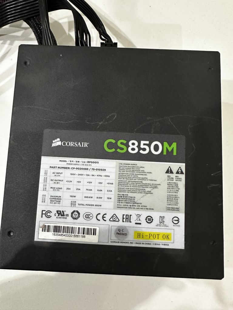 Блок живлення Corsair CS850M 850Wat - фото фото фото 2