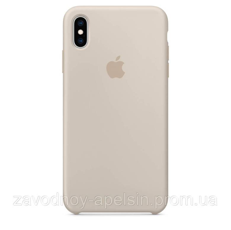 IPhone XS max Чохол Silicone Case MQKX2FE/A (Stone) - фото фото фото 0