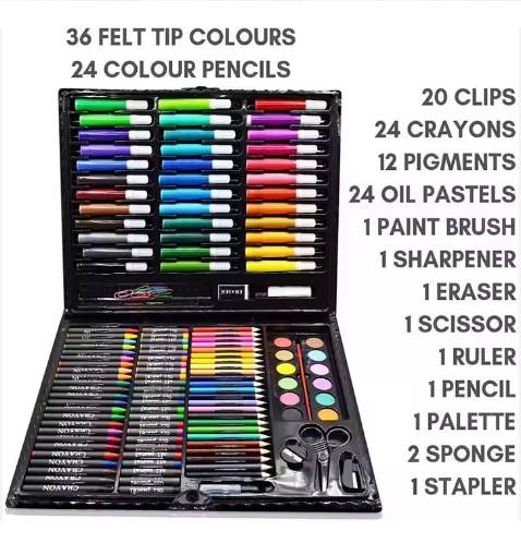 Великий набір Painting Set 150 предметів дитячий для малювання і творчості - фото фото фото 4