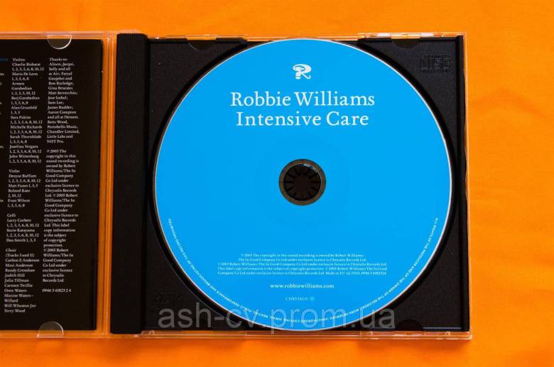 Музичний диск CD. ROBBIE WILLIAMS - Intensive care - фото фото фото 4