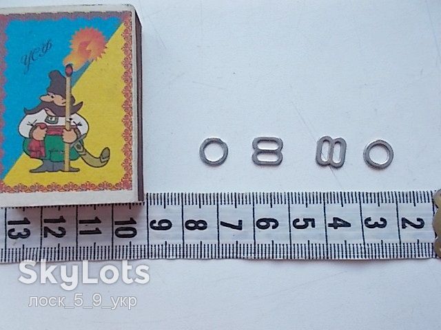 Колечки пряжки белый металл, 2+2, МИНИ. For Hand Made, рукоделия - фото фото фото 1