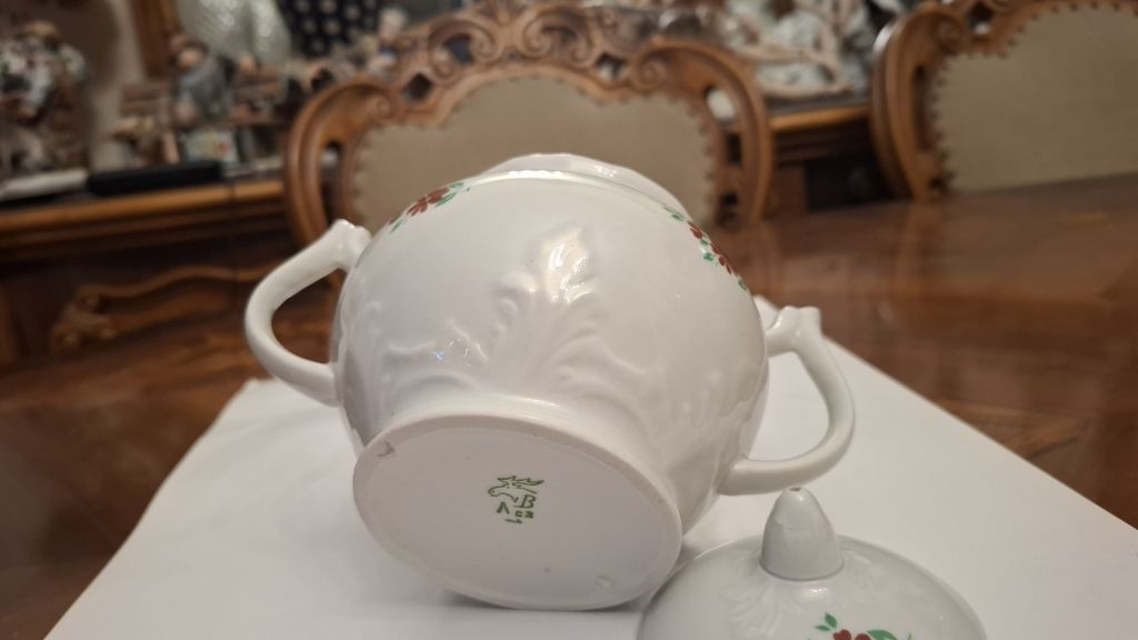 Сахарница Фарфор СССР Вербилки 1965 - 75 годов - фото фото фото 8