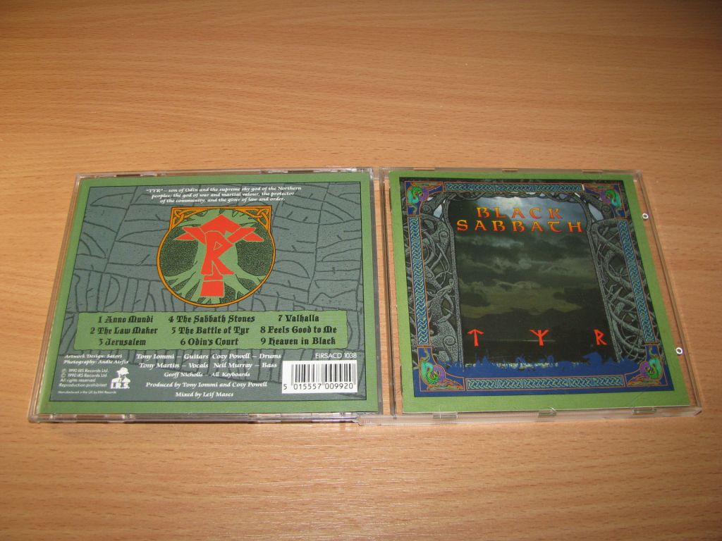 BLACK SABBATH - Tyr  (1990 I.R.S.Records, 1st press,UK) - фото фото фото 0