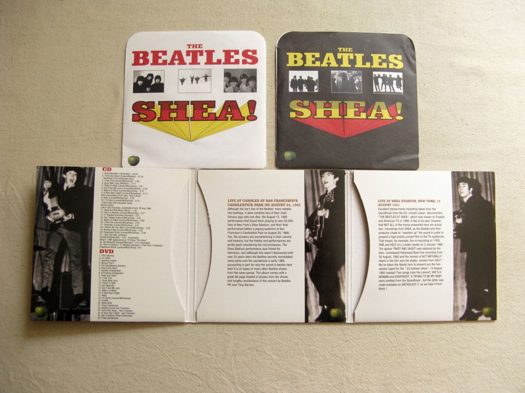 CD+DVD Beatles. Live at Shea Stadium. 1965/2005. - фото фото фото 4