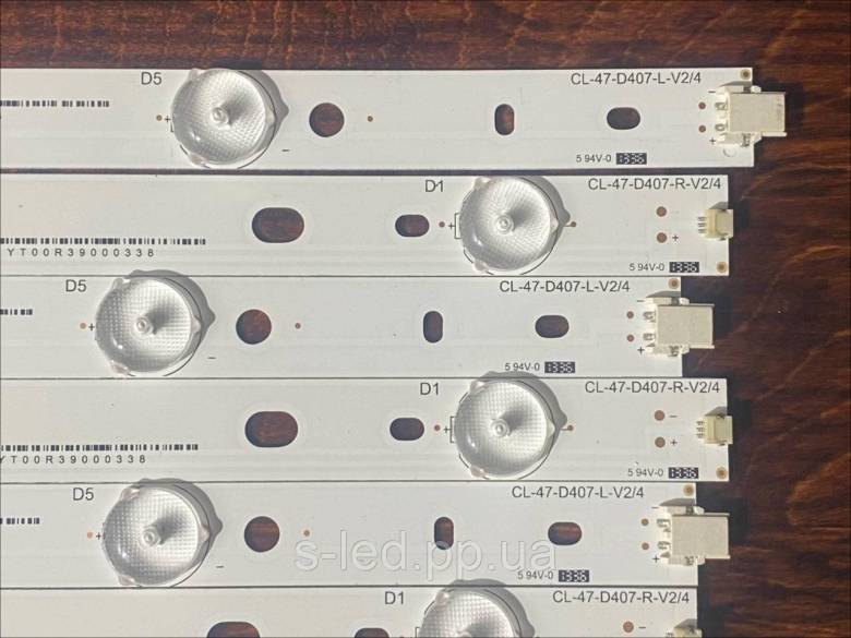 LED підсвітка CL-47-D407-L-V2 CL-47-D407-L-V4 CL-47-D407-R-V2 CL-47-D407-R-V4 PT470H1-DUJFFE TPT470H - фото фото фото 5