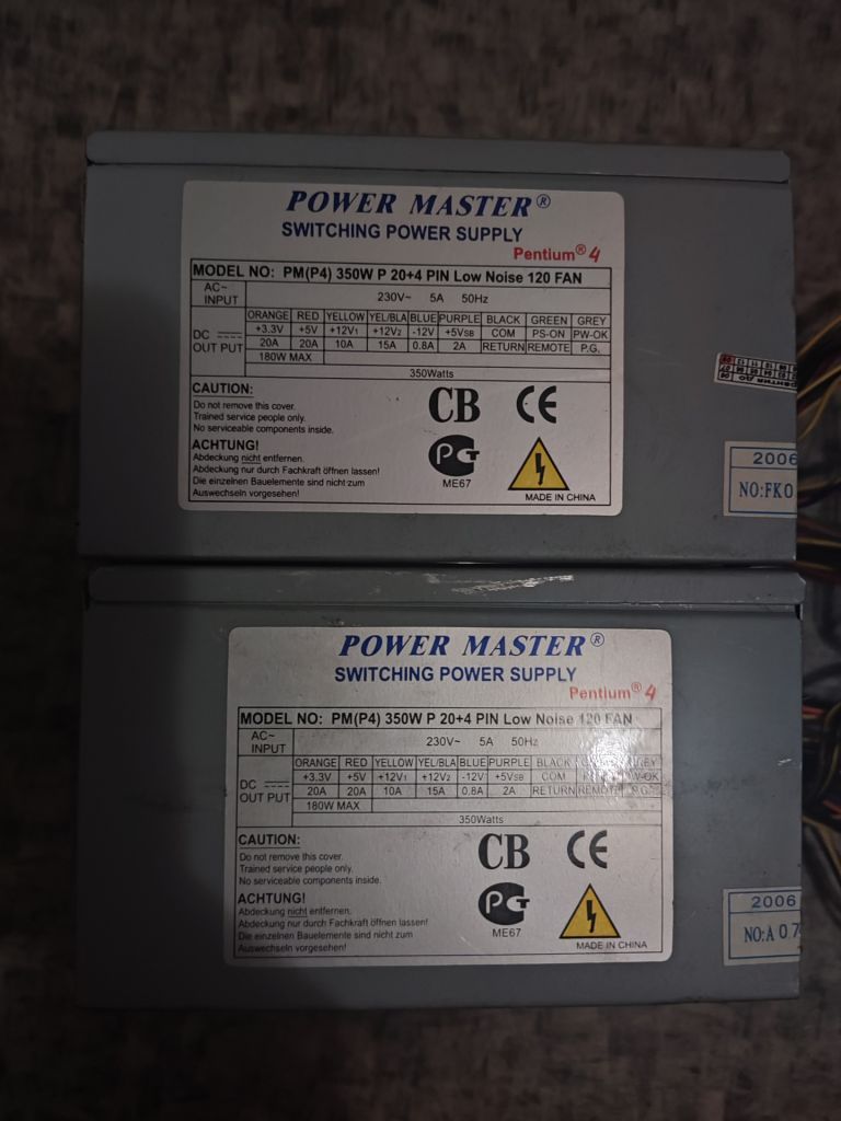 Блок питания Power Master PM (P4) 350W рабочий - фото фото фото 1
