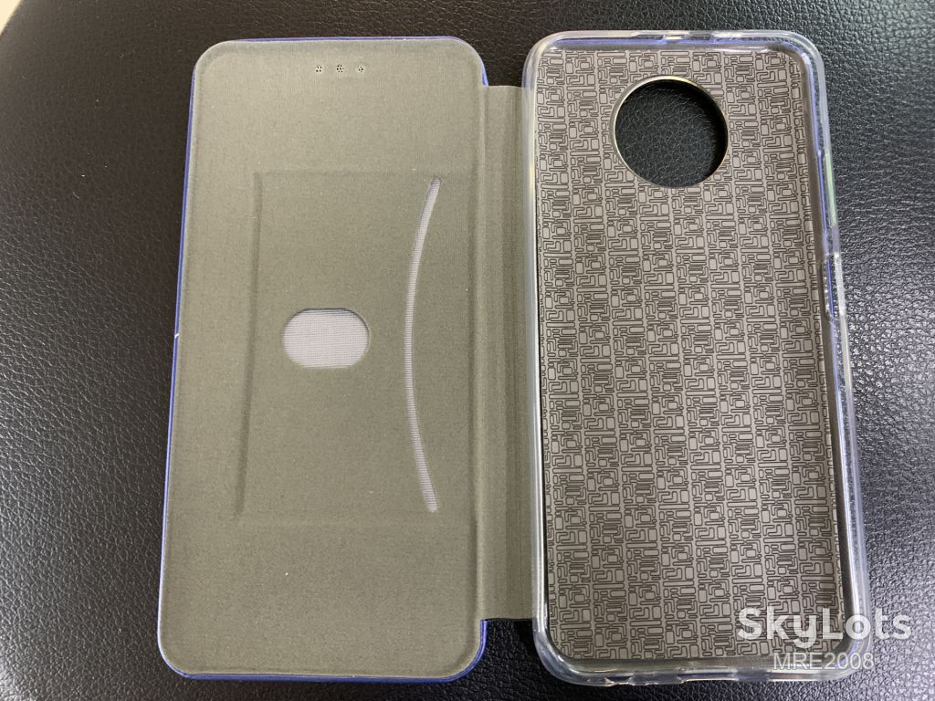 Чехол-книжка Premium Leather для Xiaomi Redmi Note 9T blue - фото фото фото 1