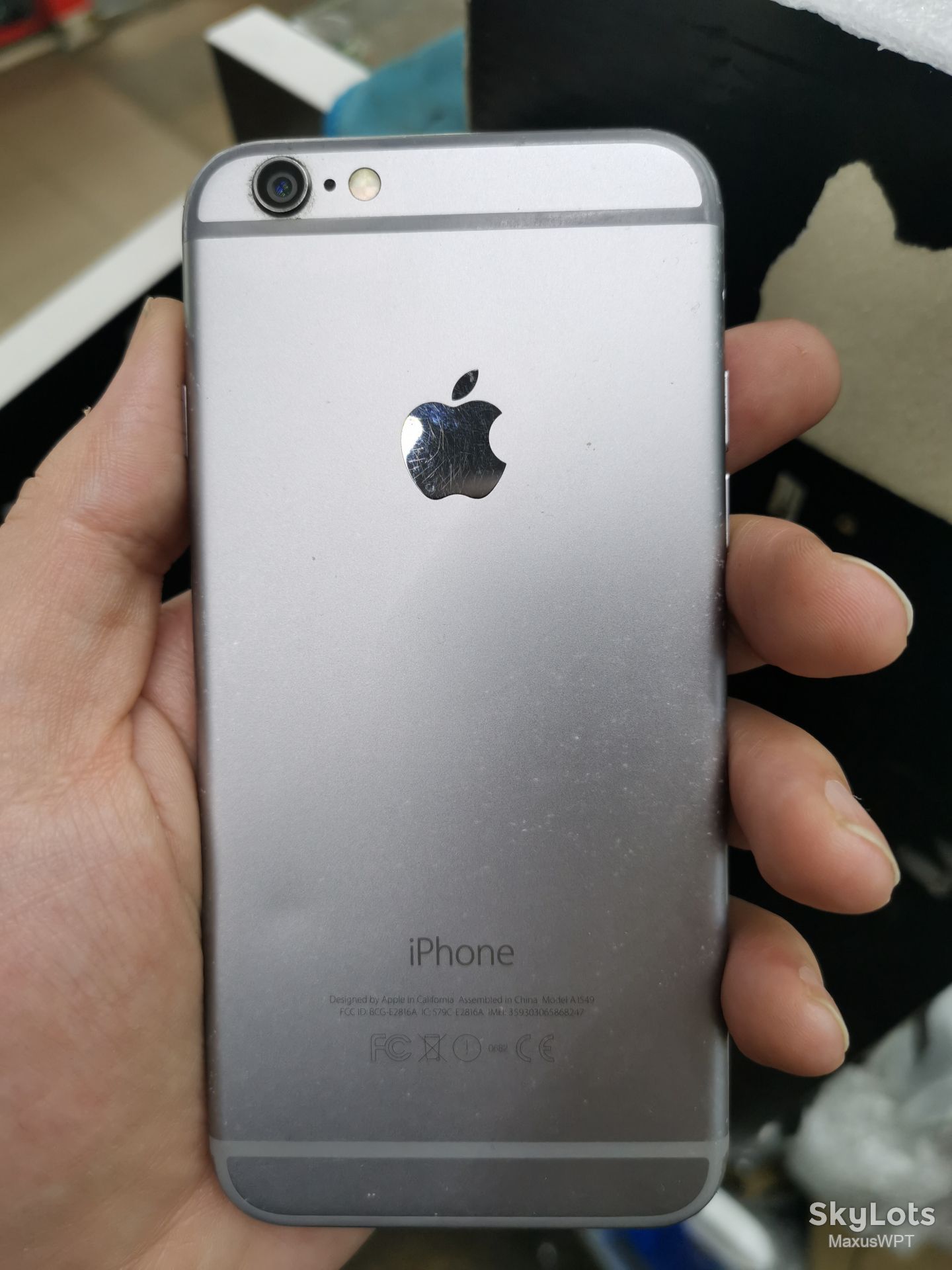 #1697 Sklad iphone 6 pass silver home ok - фото фото фото 1