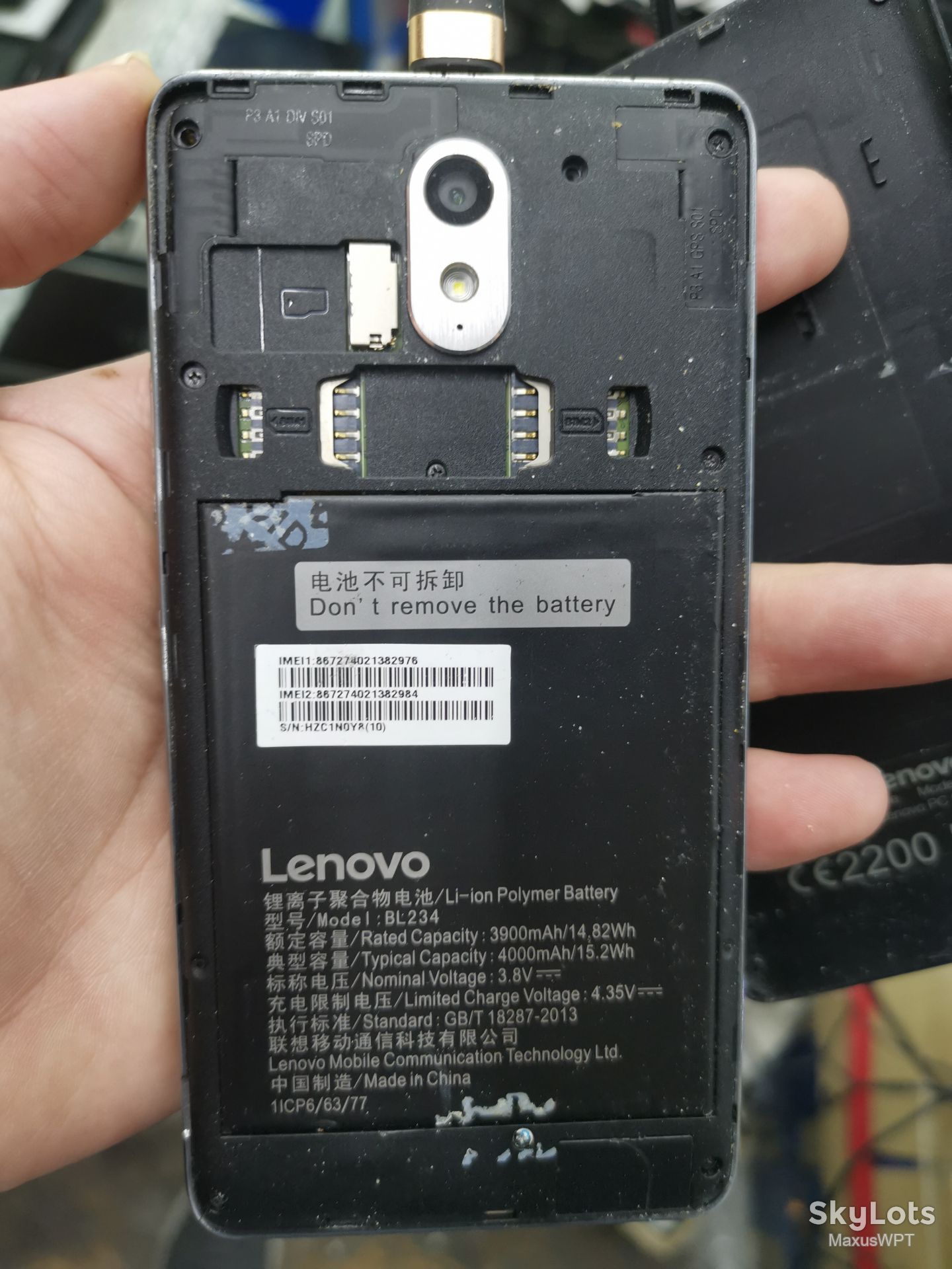 #193 Sklad Lenovo vibe black 976 - фото фото фото 1