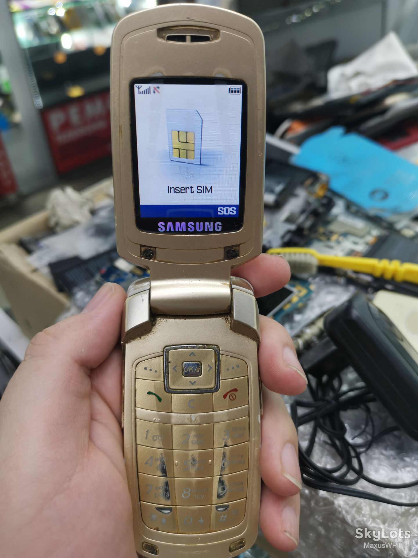#1383 sklad Samsung e 380 gold e380 - фото фото фото 0