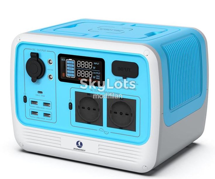 Зарядная станция ZONERGY 700W 537Wh LiFePO4 - фото фото фото 4