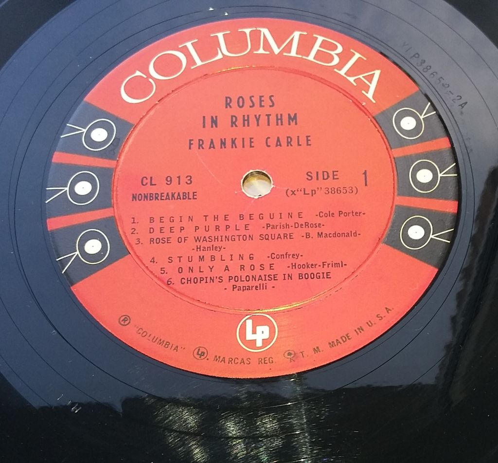 FRANKIE CARLE Roses In Rhythm LP VG/EX - фото фото фото 2