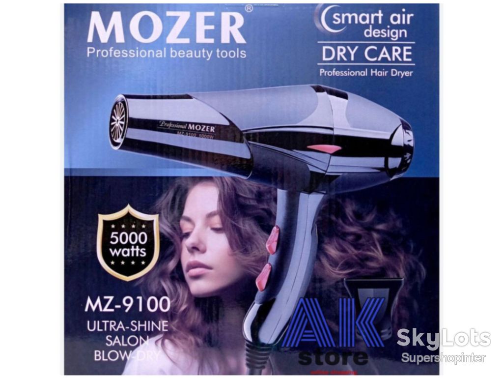 Фен для волос Mozer MZ-9100 Черный - фото фото фото 3