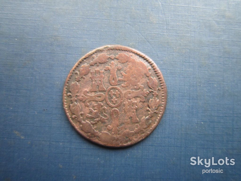 Монета 8 мараведі Іспанія 1802 Карл IIII рідкісна - фото фото фото 1