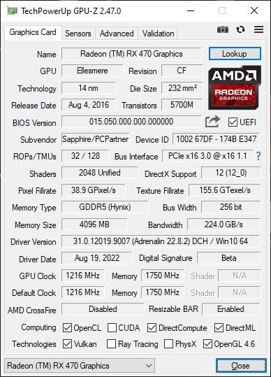 sapphire rx 470 4gb nitro+ - фото фото фото 3